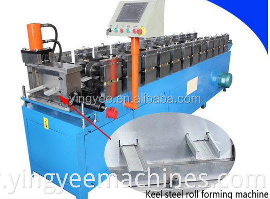 Automatic Easy Operation China Stud Track Light Steel Keel Roll Forming Machine